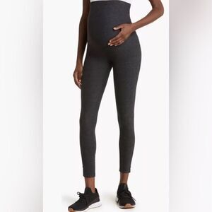 NWOT Zella Restore Soft Maternity Leggings in Heathered Black Size S